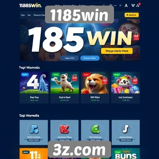 Acessibilidade e usabilidade do site 1185win