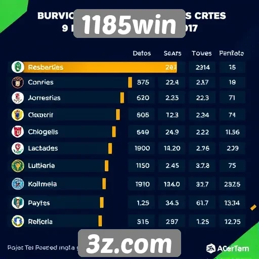 Estatísticas de jogadores ativos no 1185win