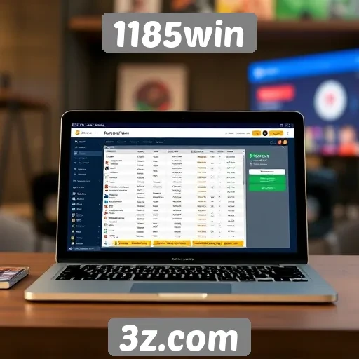 Análise das funcionalidades do site 1185win